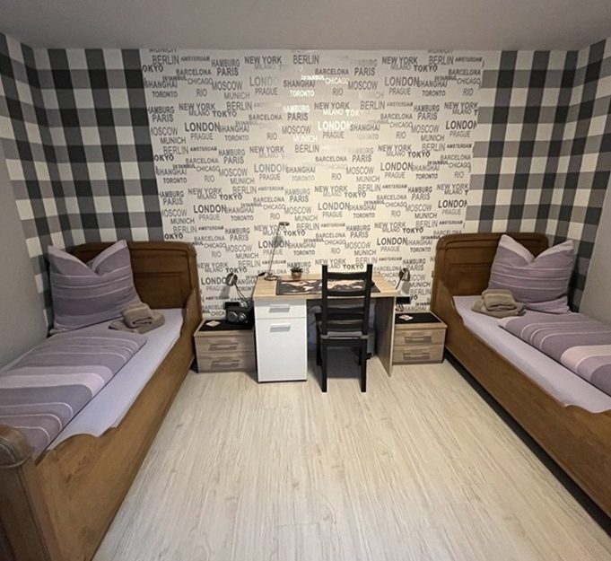 Gemütliches Zweibettzimmer in der Pension Legden – Übernachtung im Münsterland