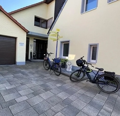 Fahrradtour auf dem Europa-Radweg R1 und D-Route 3 durch das Münsterland bei Legden.