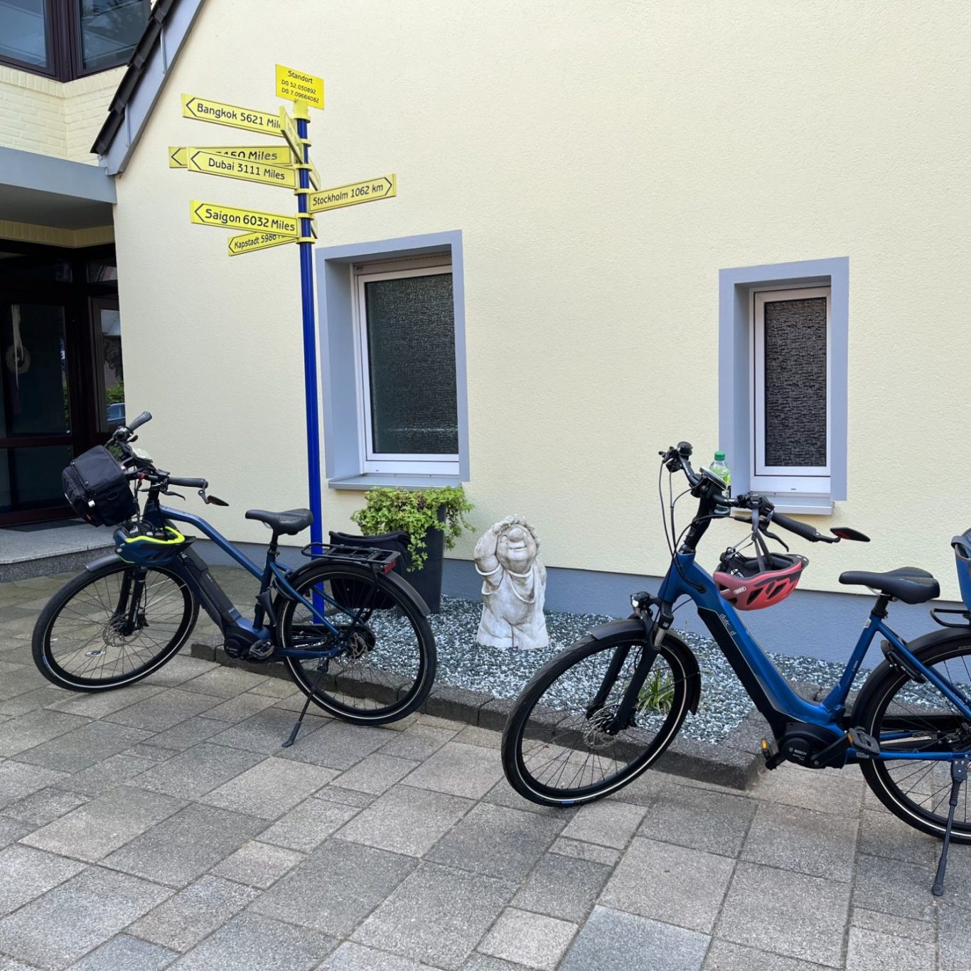 Fahrradfreundliche Unterkunft moderne Pension