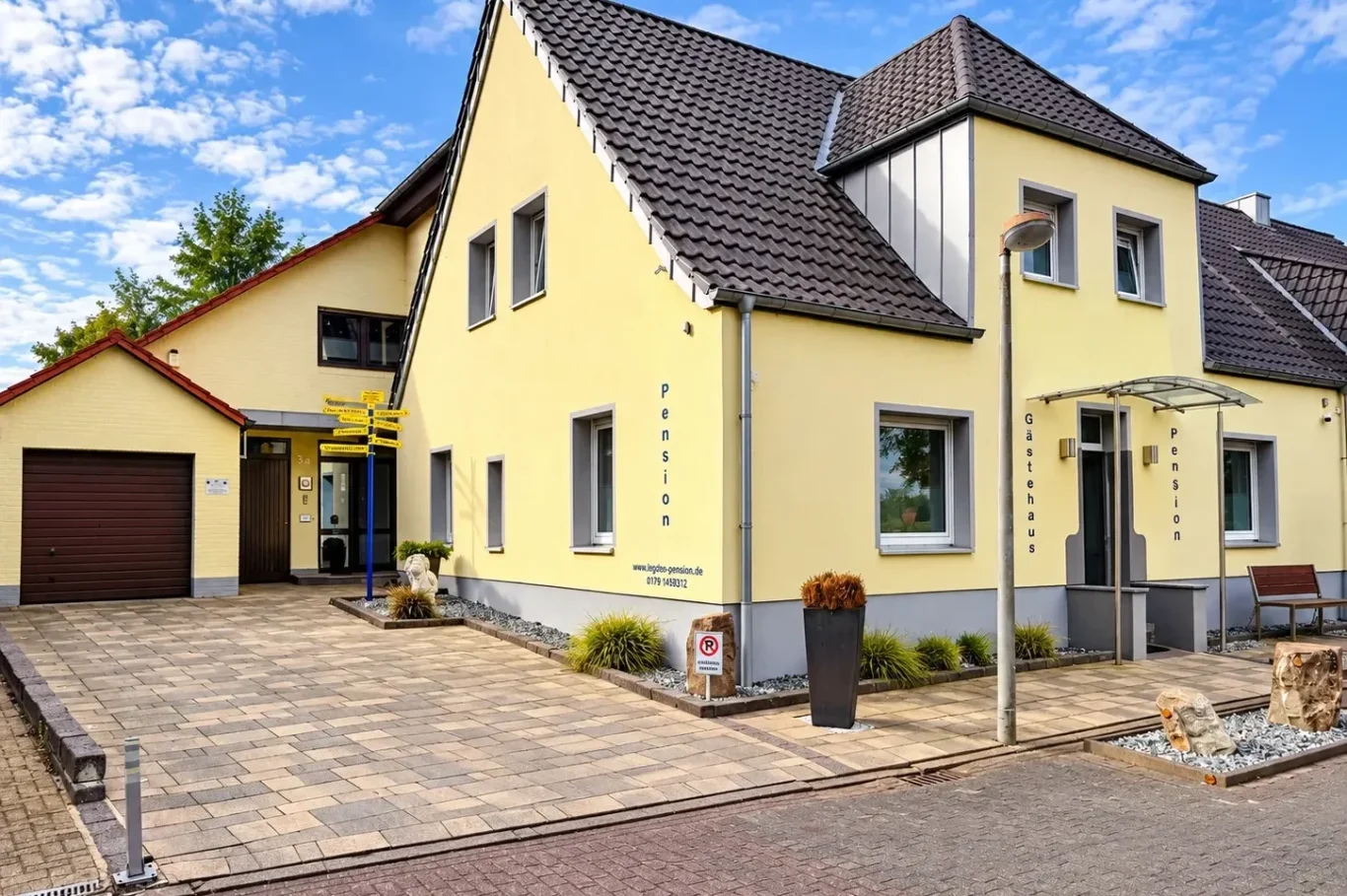 Pension - Gästehaus Legden im Münsterland Moderne Pension und gemütliches Gästehaus in Legden für Urlauber, Radfahrer und Monteure im Münsterland.